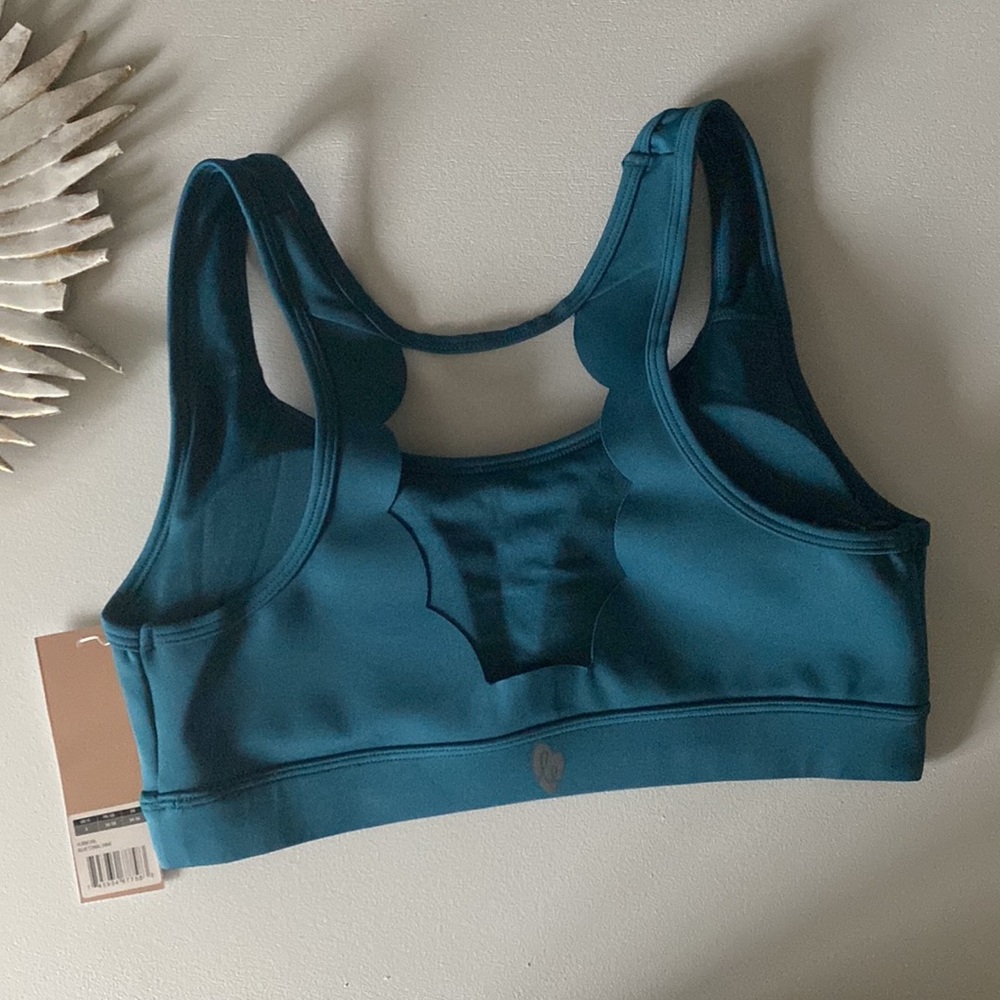 Ellie blue coral sport bra